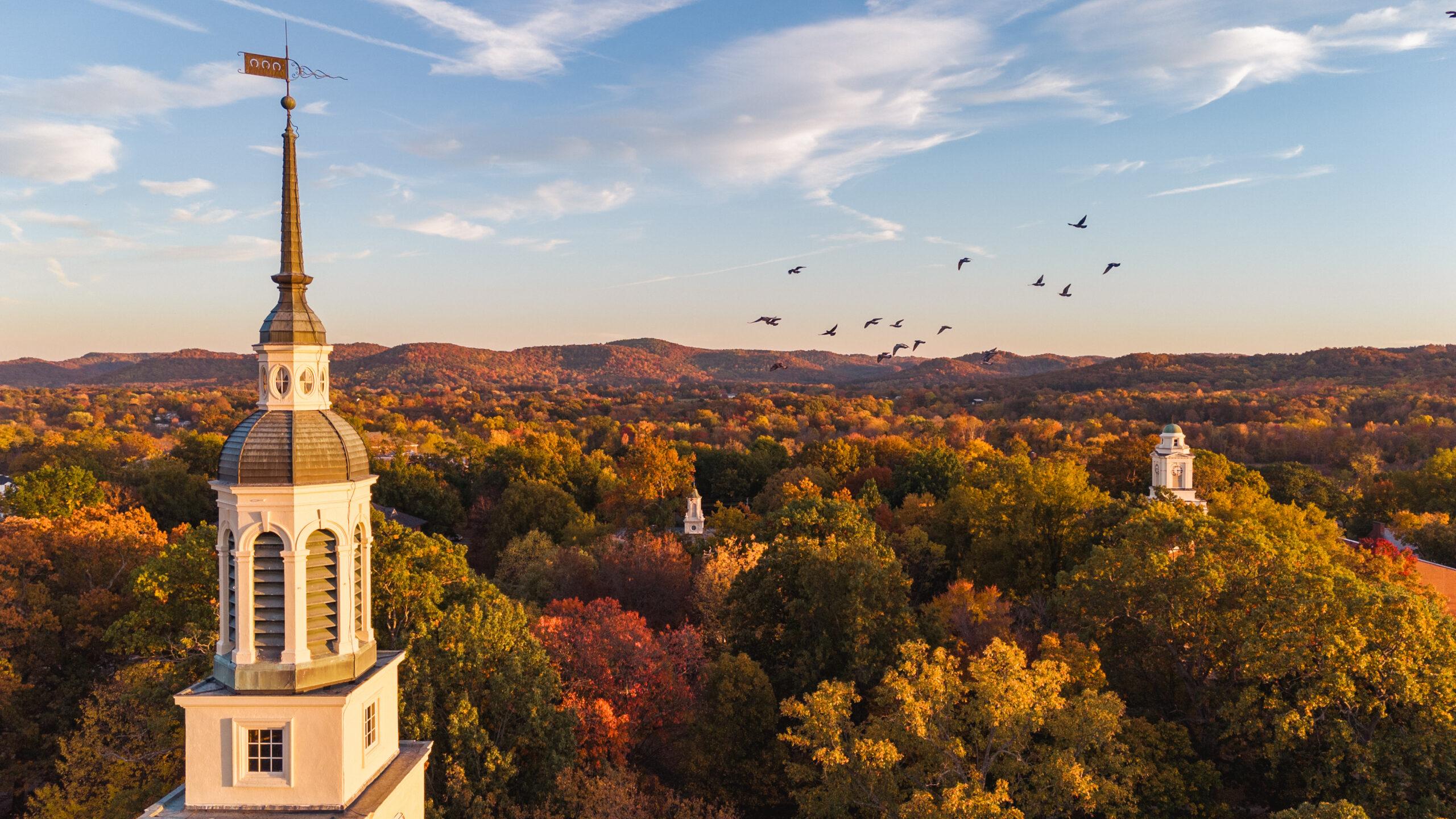 Aerial Campus Picture with Draper Building